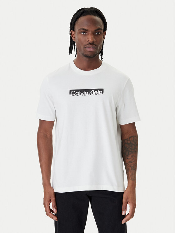 Calvin Klein Calvin Klein Tričko LV04LF812G Biela Regular Fit