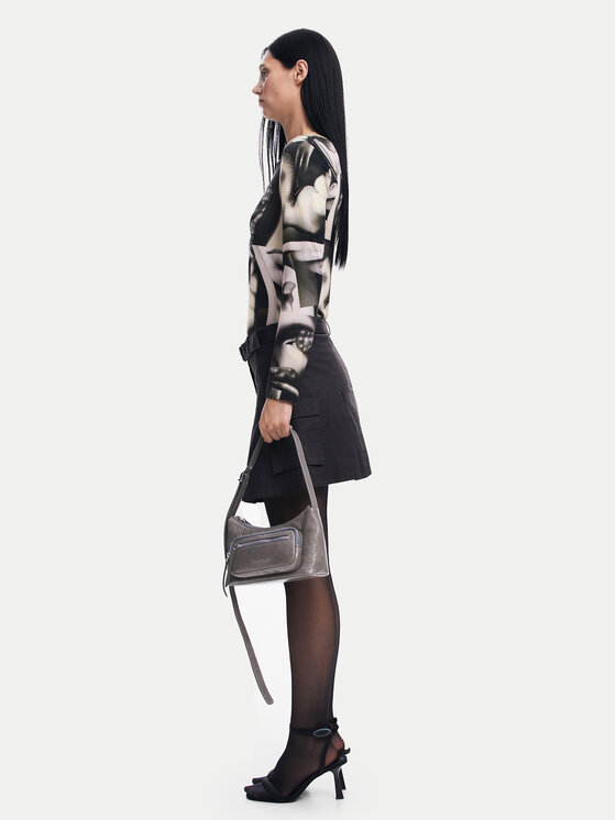 Desigual Desigual Palaidinė Surrealismo 24WWTK49 Pilka Slim Fit