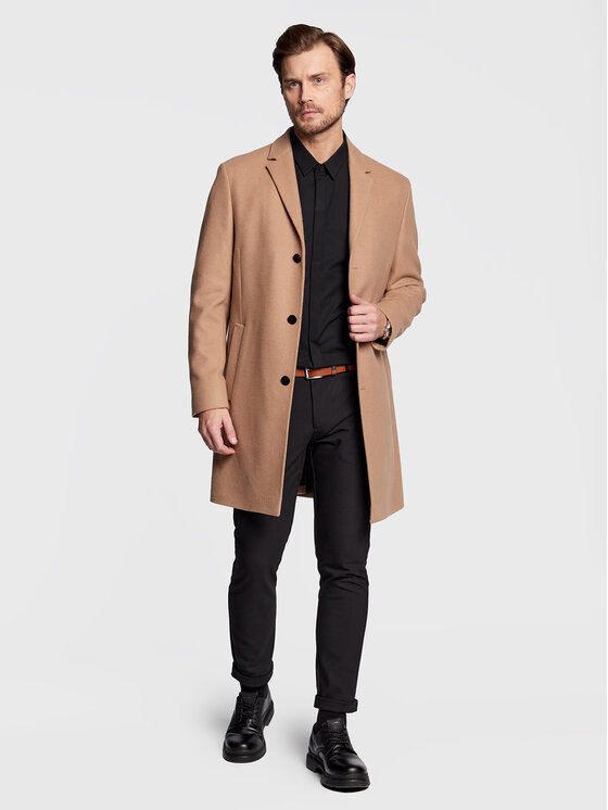 Calvin Klein Calvin Klein Košulja Hidden K10K109891 Crna Extra Slim Fit