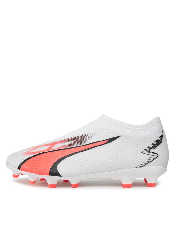 Puma Puma Buty do piłki nożnej Ultra Match Ll Fg/Ag Jr 107514 01 Biały