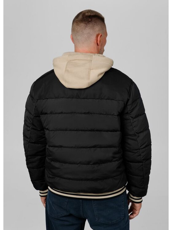 PITBULL PITBULL Kurtka zimowa HIDDEN Czarny Regular Fit