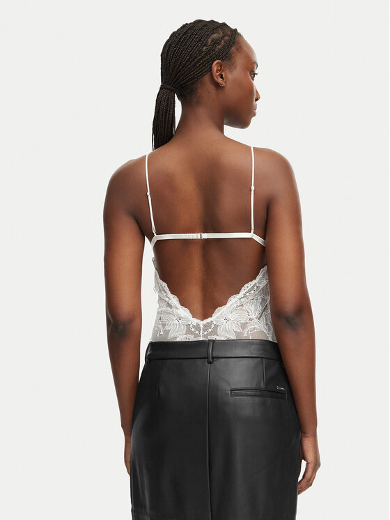 Patrizia Pepe Patrizia Pepe Body 2I0143/A602-W146 Alb