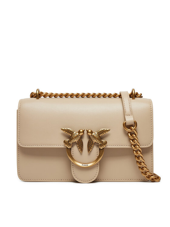 PINKO Pinko Сумка Love One Mini Dc AI 24-25 PLTT 100074 A0F1 Бежевий
