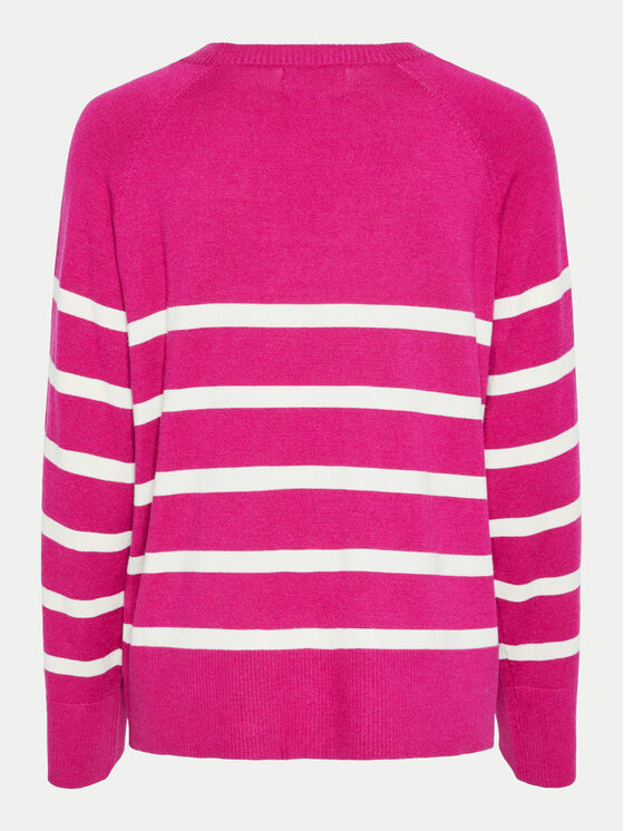Pieces Pieces Pulover Sia 17146322 Roza Regular Fit
