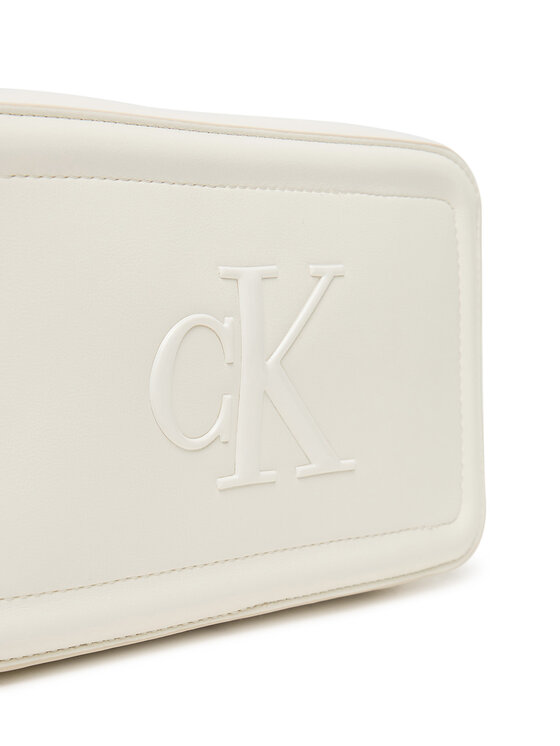 Calvin Klein Calvin Klein Borsetta Bold Ck Camera Bag LV04F3220G Bianco