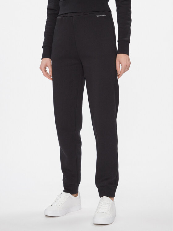 Calvin Klein Pantaloni da tuta Metallic Micro Logo Jogger K20K206965 Nero Regular Fit, taglia : L