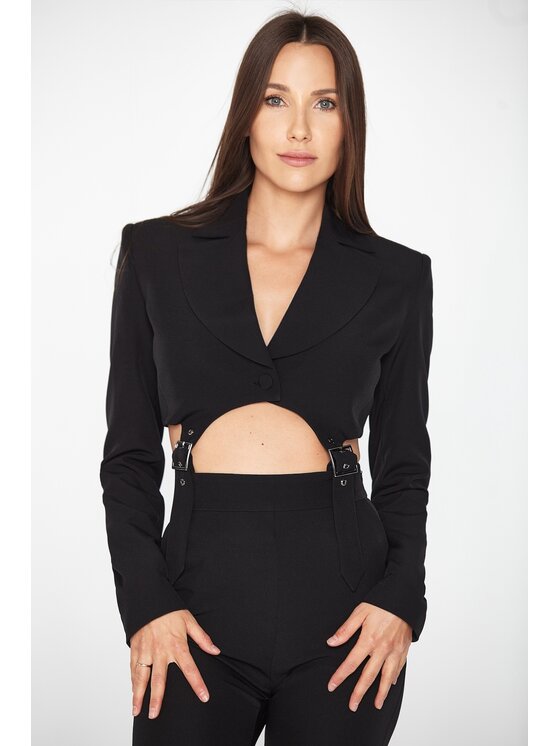 MANDRAGORA MANDRAGORA Giacca da abito Feminity Nero Over Fit
