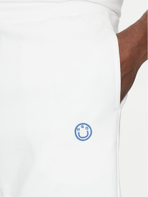 HUGO HUGO Sport rövidnadrág Nylsho 50534288 Fehér Regular Fit