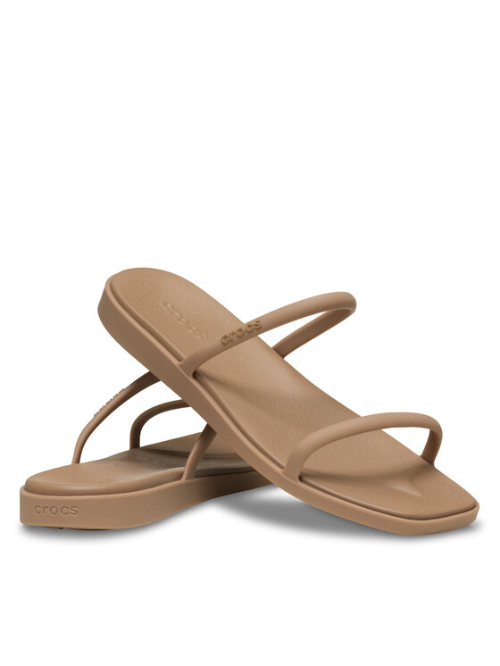 Crocs Crocs Pantoletten Miami Two Strap Sandal 209795 Braun