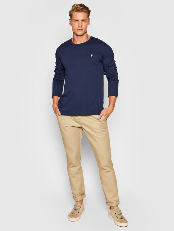 Polo Ralph Lauren Polo Ralph Lauren Longsleeve Sle 714844759002 Blu scuro Regular Fit