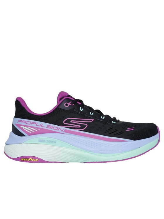Skechers Skechers Buty do biegania 128901-BKPR Czarny