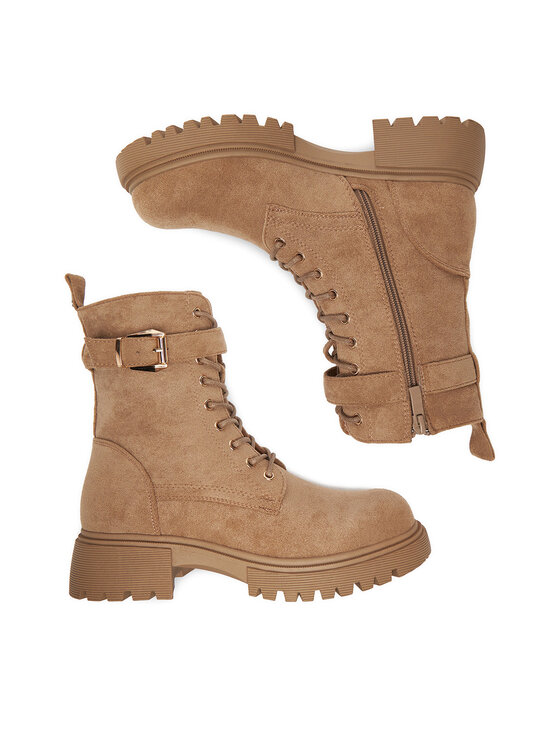 DeeZee DeeZee Schnürschuhe 5699 Beige