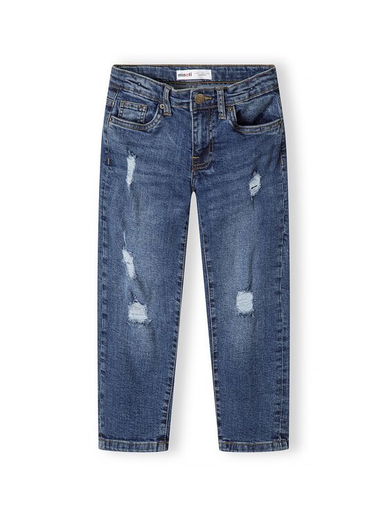 Jeansy, rozmiar 146/152, Niebieskie, 19jean50