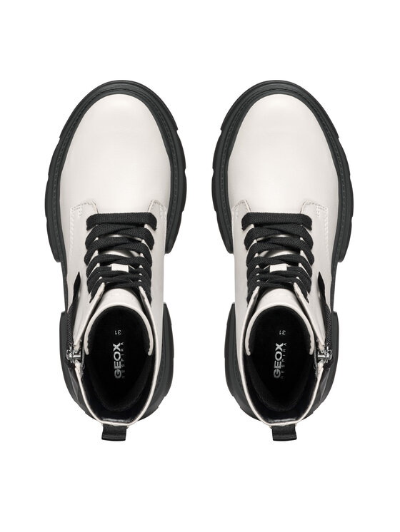 Geox Geox Ботуши J Junette Girl J36HVG 000BC C1M9B S Екрю