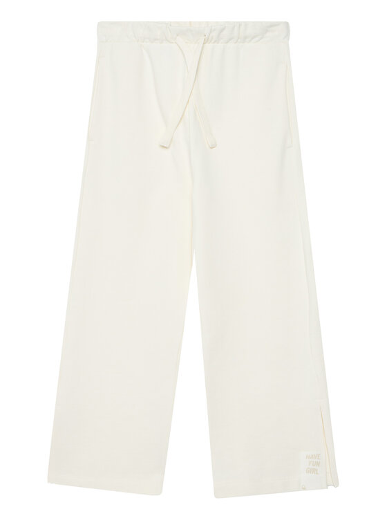 United Colors Of Benetton United Colors Of Benetton Παντελόνι φόρμας 3NBMCF06K Εκρού Relaxed Fit