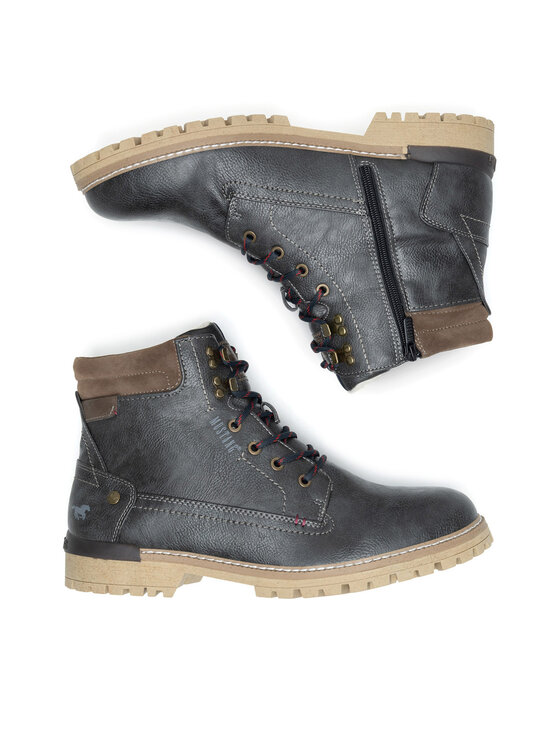 Mustang Mustang Schnürschuhe 4142-602 Grau