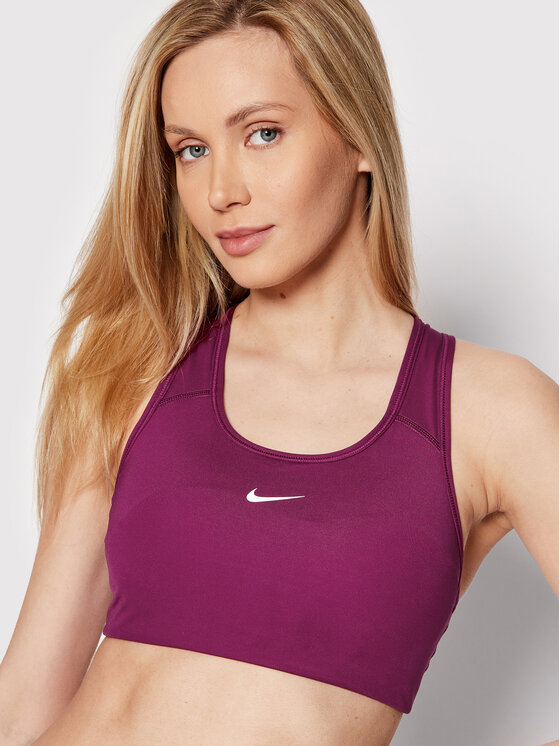 Nike, Swoosh Sport-BH für Damen - Violett