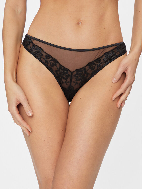 Guess Brazílske nohavičky Giselle O4RE00 KC190 Čierna