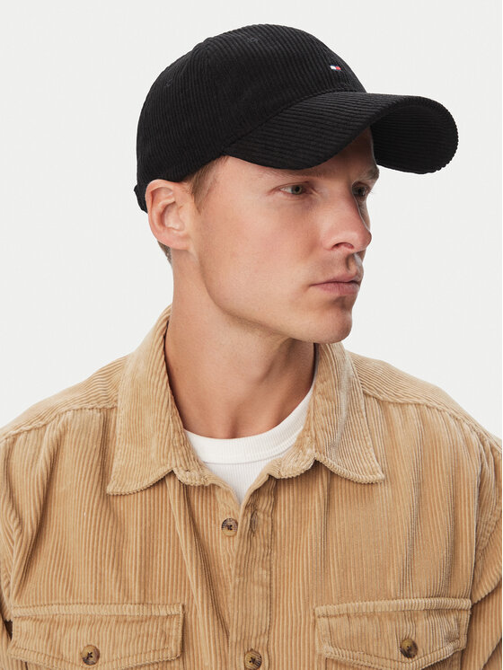 Tommy Hilfiger Tommy Hilfiger Czapka z daszkiem Flag Cord 6 Panel AM0AM14530 Czarny
