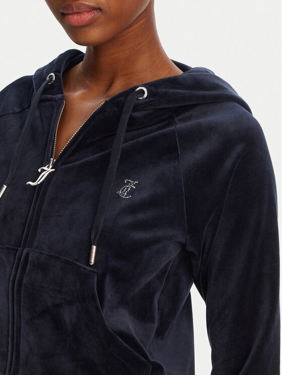 Juicy Couture Juicy Couture Bluza Madison JCWA122001 Granatowy Slim Fit