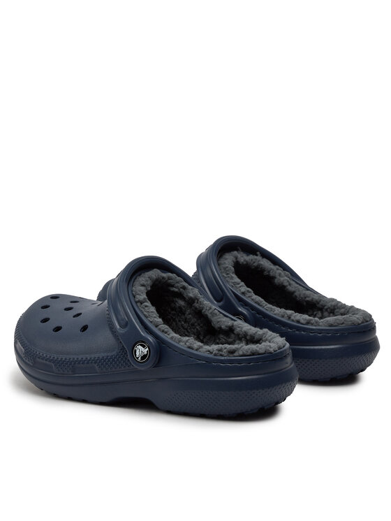 Crocs Crocs Papucs Classic Lined Clog 203591 Sötétkék