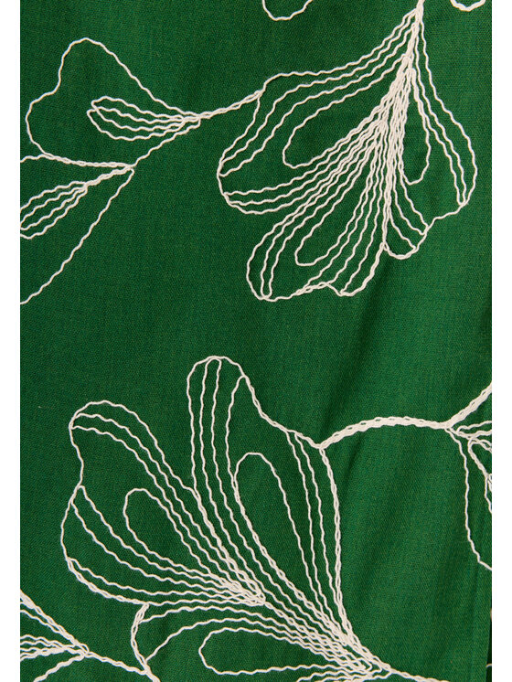 Mirons Mirons Sukienka codzienna print Zielony ciemny Regular Fit