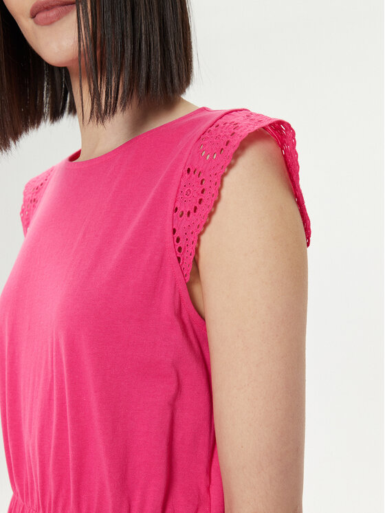 Vero Moda Vero Moda Poletna obleka Emily 10305216 Roza Regular Fit