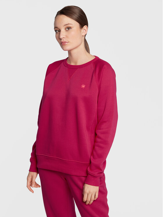 G-Star Raw G-Star Raw Суитшърт Premium Core 2.0 D21253-C235-D305 Розов Regular Fit