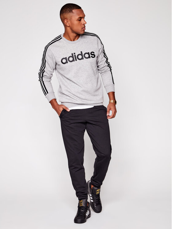 Felpa Essentials EI4902 Grigio Regular Fit
