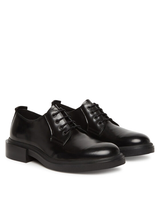 Calvin Klein Calvin Klein Pantofi Postman Derby HM0HM01838 Negru