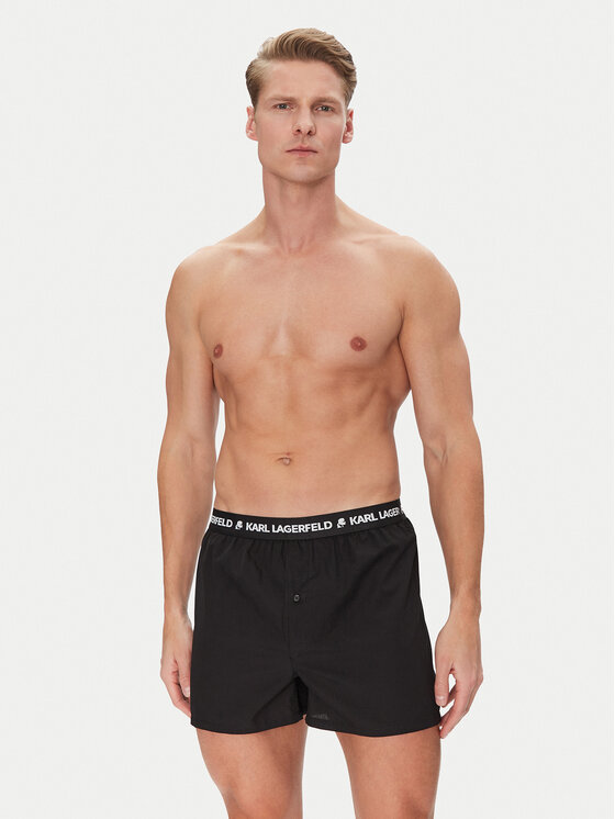 KARL LAGERFELD KARL LAGERFELD Set di 3 boxer A1M47116 Nero