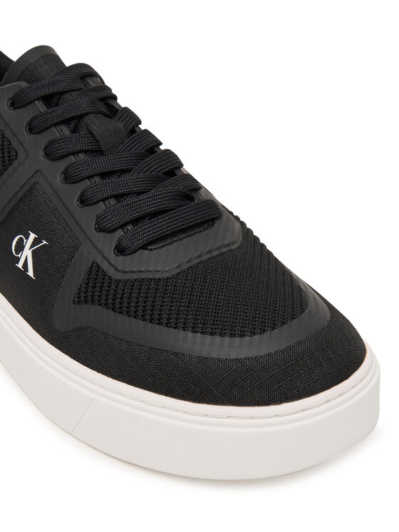 Calvin Klein Calvin Klein Sneakersy Claccic Cups Laceup Knit HM0HM02130 Czarny