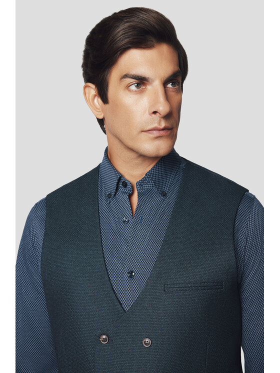 Lancerto Lancerto Kamizelka Felina KA131224000007 Zielony Slim Fit