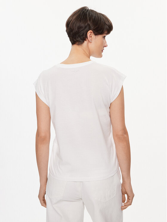 Pepe Jeans Pepe Jeans T-särk Lory PL505853 Valge Regular Fit
