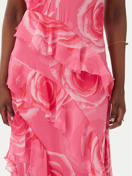 Vero Moda Vero Moda Vakarinė suknelė Smilla 10346307 Rožinė Regular Fit