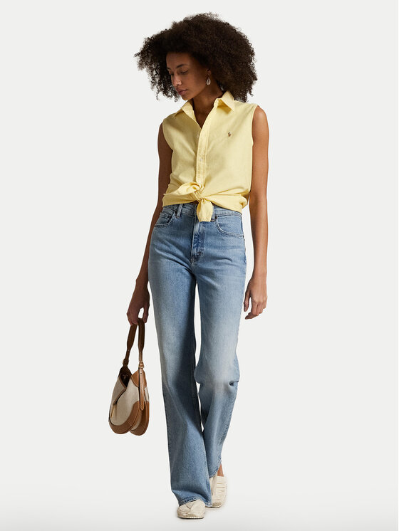 Polo Ralph Lauren Polo Ralph Lauren Marškiniai 211968896004 Geltona Classic Fit