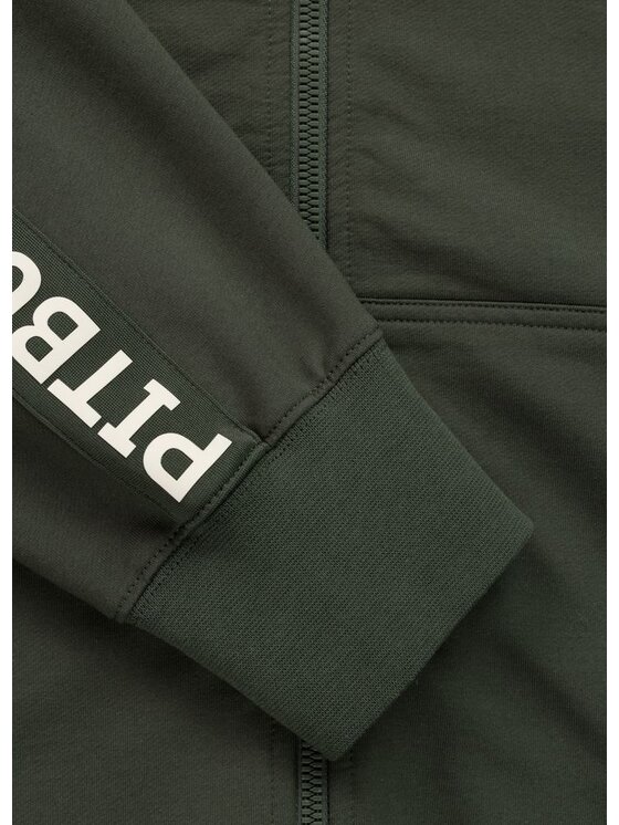 PITBULL PITBULL Bluza TAPE PARKER Zielony Regular Fit