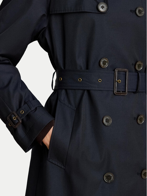 LAUREN RALPH LAUREN LAUREN RALPH LAUREN Tenchcoat 297951259004 Dunkelblau Straight Fit