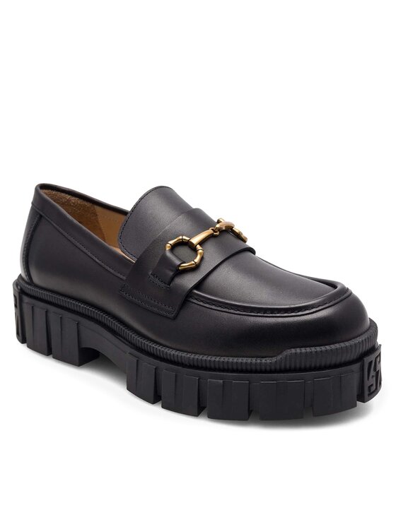 GINO ROSSI Gino Rossi Loafersy 4067 Černá