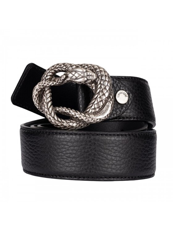 Just Cavalli Pánsky opasok 79QA6F40.ZP295 Čierna