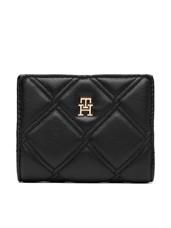 Tommy Hilfiger Portofel Th Feminine Bifold AW0AW18701 Negru
