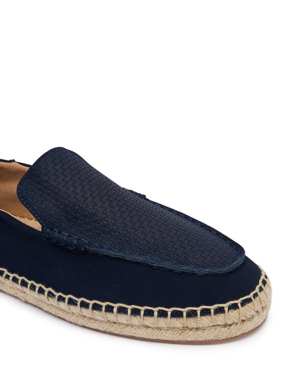 BOSS BOSS Espadrilky Madeira Mocc 50563149 Tmavomodrá