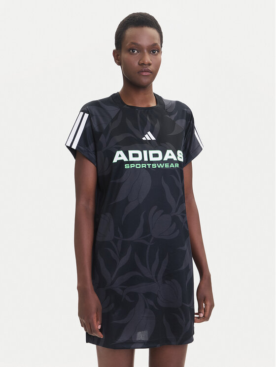 adidas Sukienka codzienna Tiro x Common Goal Graphic JL7638 Czarny Loose Fit