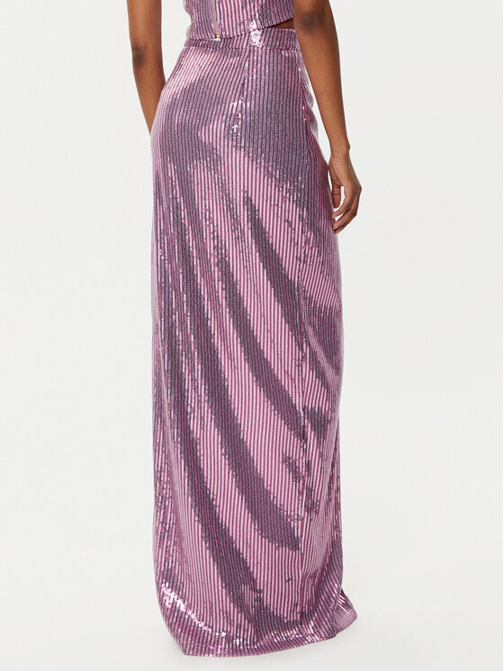 Fracomina Fracomina Fustă maxi FQ24WG3001W66701 Violet Slim Fit