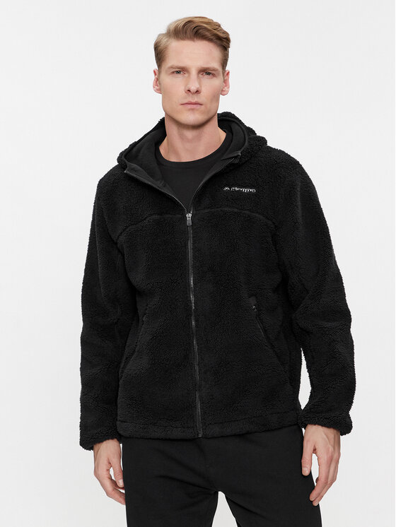 Kappa Kappa Суитшърт 321H7YW Черен Regular Fit