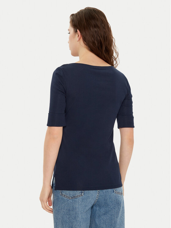LAUREN RALPH LAUREN Lauren Ralph Lauren Bluse 200654963 Dunkelblau Regular Fit