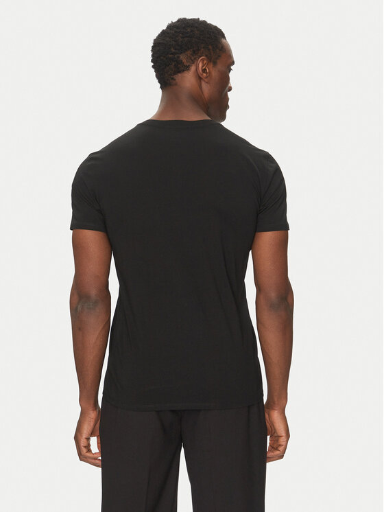 Lacoste Lacoste Marškinėliai TH6710 Juoda Regular Fit