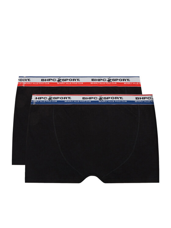 Beverly Hills Polo Club Beverly Hills Polo Club Σετ μποξεράκια 2 τμχ. CEO_ZGW_BHPC_003_AW25_(2-PACK) Μαύρο