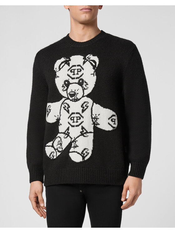 PHILIPP PLEIN PHILIPP PLEIN Longsleeve 673 Nero Regular Fit