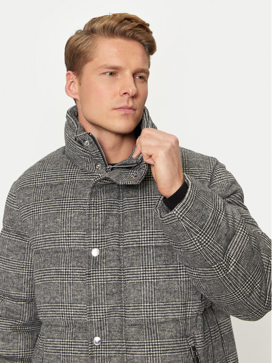 Michael Kors Michael Kors Zimní kabát CF4202FFF1 Šedá Regular Fit